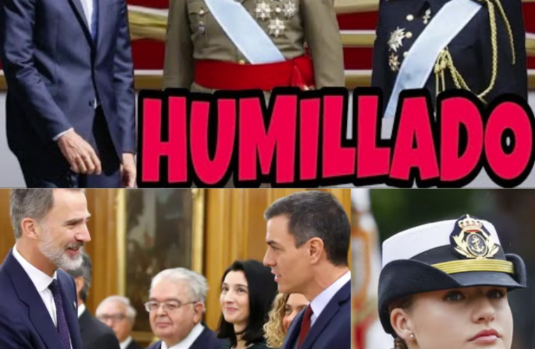 BRUTAL HUMILLACIÓN a PEDRO SÁNCHEZ del REY FELIPE VI🔥 Begoña Gómez, Koldo, PP y la princesa Leonor