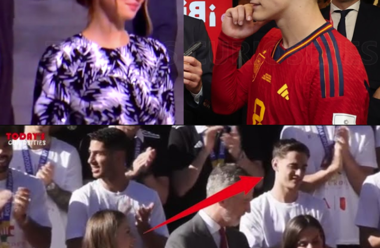 La cariñosa mirada de la princesa Leonor al futbolista Gavi y viceversa en palacio