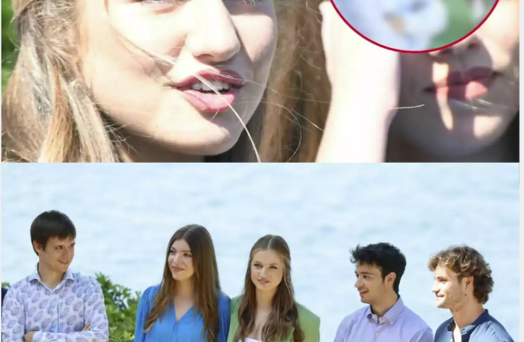 La princesa Leonor se convierte en el centro de atención: seductoramente junto al misterioso joven maestro, su complicidad no se oculta