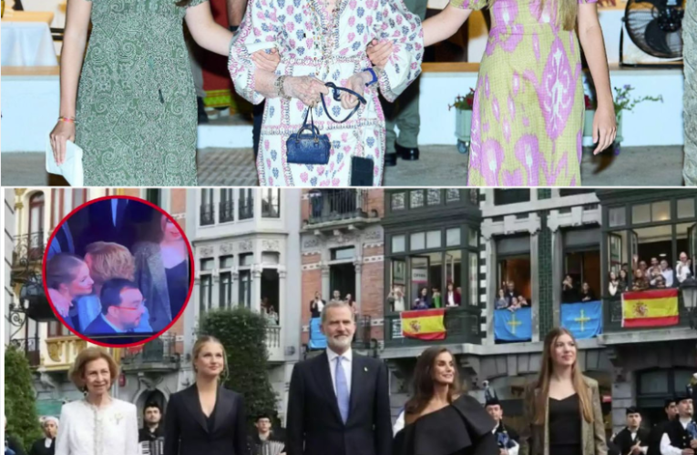 Las polémicas imágenes de Leonor pasando de su abuela y Letizia contenta
