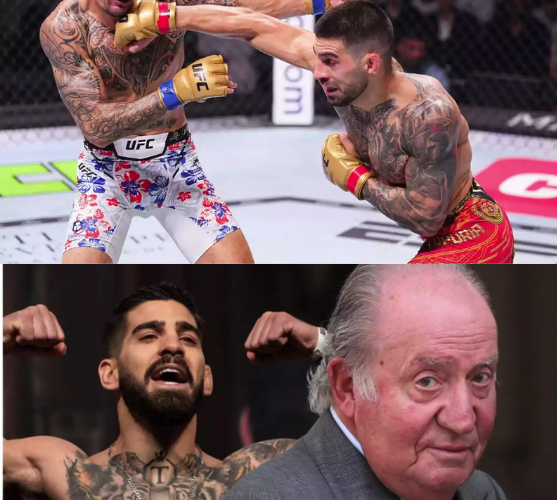 El Rey Juan Carlos se convierte en el amuleto de Illia Topuria en Abu Dabi