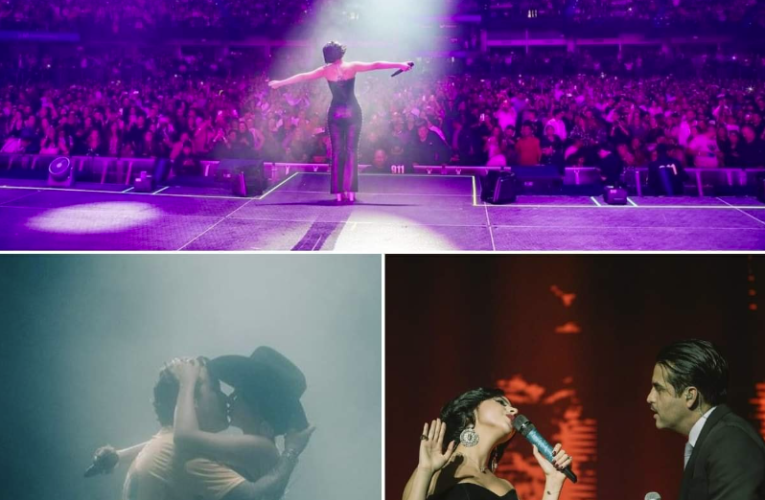 ¡Sorpresa en Bogotá! Ángela Aguilar y Christian Nodal al escenario en pleno concierto de Los Aguilar 🥰🥰