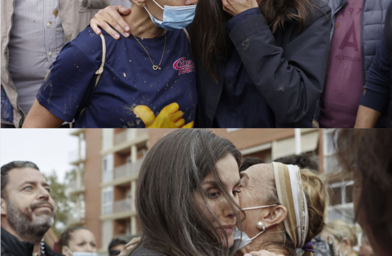 Las lágrimas de la reina Letizia, manchada de barro y desbordada ante el desastre y la desesperación ciudadana en Paiporta