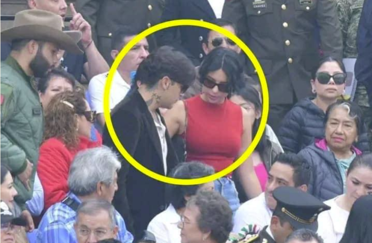 Ángela Aguilar y Nodal volvieron a aparecer juntos, en el desfile militar del Zócalo en celebración de la Independencia de México