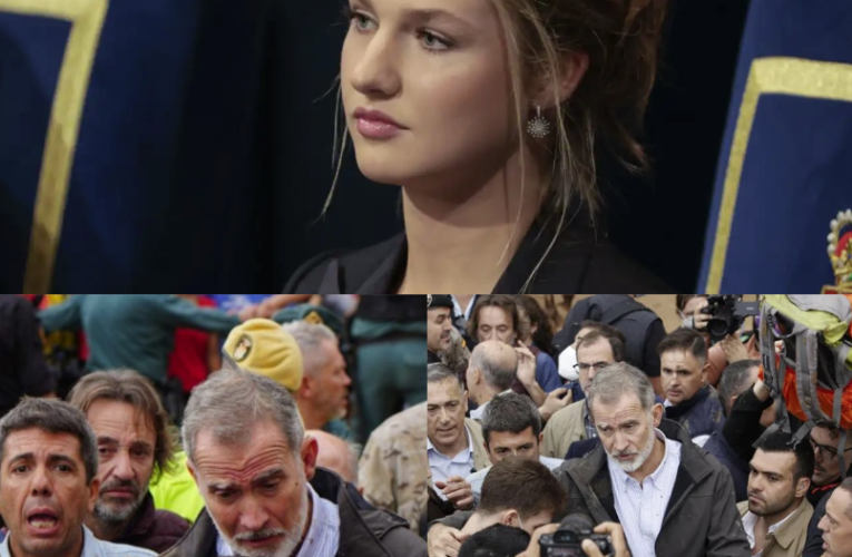 La princesa Leonor responde enfadada tras la difícil visita del rey Felipe y Letizia a Paiporta, la heredera está tensa