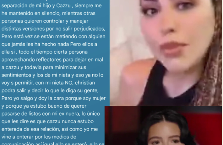 Cristina nodal(madre de Christian nodal) sale a defender a Cazzu tras la reciente polémica 🔥💥 #AngelaAguilar