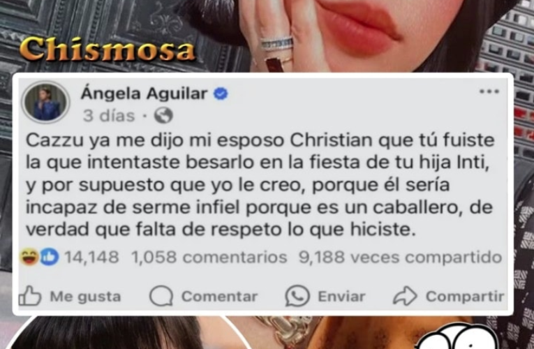 ¡Escándalo total! 😱🔥 Ángela Aguilar revela que su esposo Christian Nodal le confesó que ¡Cazzu intentó besarlo! 😳💥 ¿Qué pasará ahora entre estas tres estrellas?