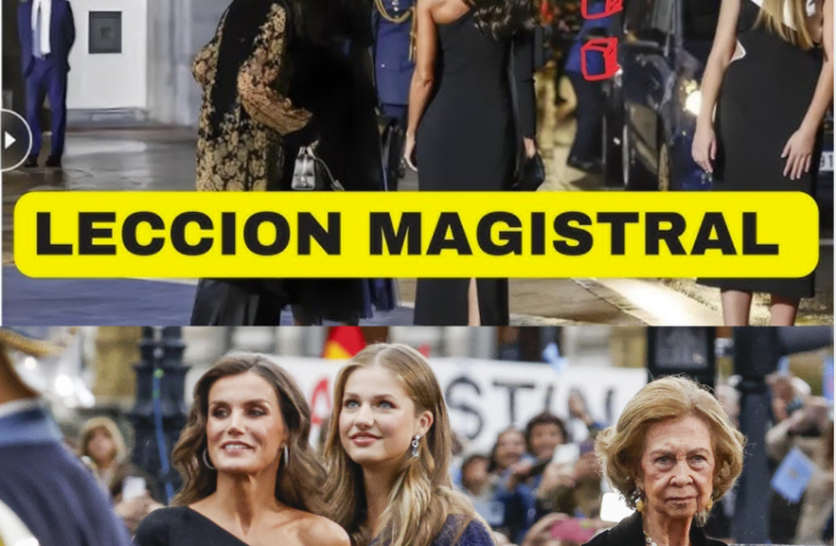 LECCION MAGISTRAL DE CLASE Y SABIDURIA DE DOÑA SOFIA A LA REINA DE ESPAÑA LETIZIA