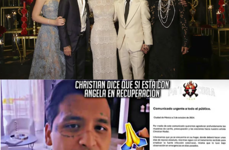 CHRISTIAN NODAL SIGUE MAL PERO YA ESTA EN SU CASA JUNTO A SU ESPOSA ANGELA AGUILAR EN RECUPERACIÓN