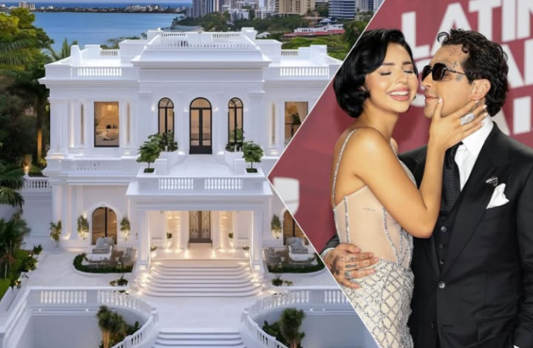 La impresionante mansión, valorada en 20 millones de dólares, que Christian Nodal le regaló a su esposa Ángela Aguilar 👑 La Casa Blanca de la princesa de la farándula latina mexicana 🙏🏼🏡❤️🥰