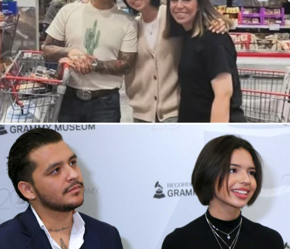 #NoticeOffice | Christian Nodal y Ángela Aguilar fueron captados en plenas compras en un supermercado en Houston Estados Unidos y usuarios los halagan “muy sencillos”.