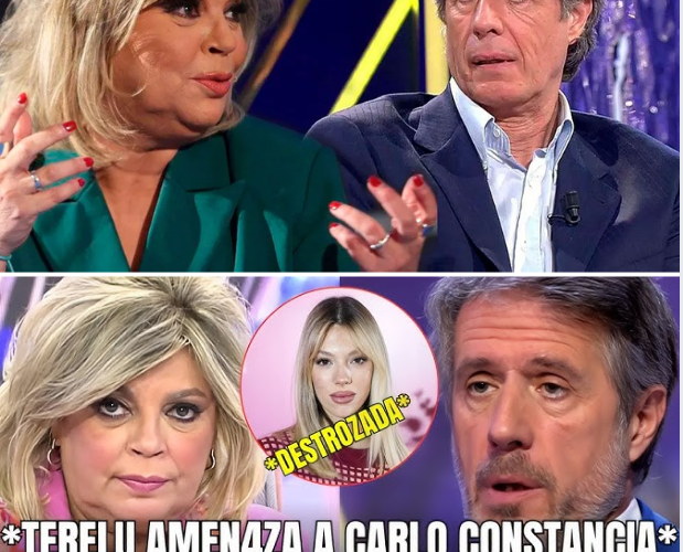 BOMBAZO! TERELU CAMPOS ENFRENTAY HUNDE A CARLO CONSTANCIA TRAS GRAVES AMEN4ZAS A ALEJANDRA RUBIO