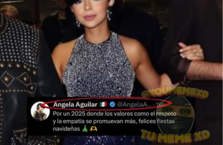 La icónica cantante mexicana desea a todos felices fiestas y anuncia su compromiso para 2025: promover valores fundamentales como el respeto y la empatía.